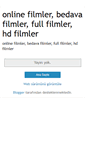 Mobile Screenshot of filmdizifimler.blogspot.com