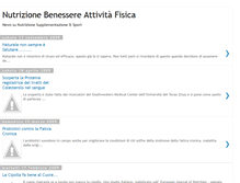 Tablet Screenshot of nutrizionesportintegrazione.blogspot.com