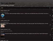 Tablet Screenshot of lazyquilter.blogspot.com