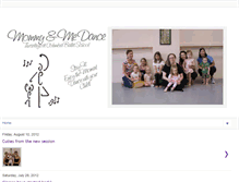 Tablet Screenshot of mommyandmeballet.blogspot.com