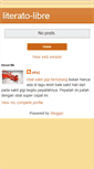 Mobile Screenshot of literato-libre.blogspot.com