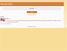 Tablet Screenshot of literato-libre.blogspot.com