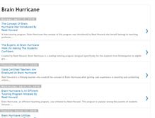 Tablet Screenshot of brainhurricaneprogram.blogspot.com