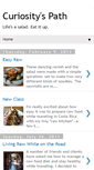 Mobile Screenshot of curiosityspath.blogspot.com