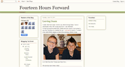 Desktop Screenshot of 14hoursforward.blogspot.com