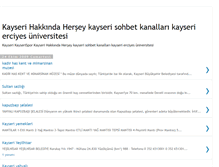 Tablet Screenshot of kayseri-kayseri.blogspot.com