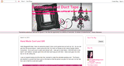 Desktop Screenshot of bubblegumandducttape.blogspot.com