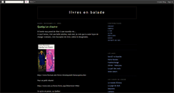 Desktop Screenshot of livres-en-balade.blogspot.com