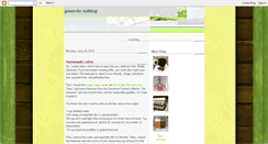Desktop Screenshot of greenfornothing.blogspot.com