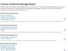 Tablet Screenshot of corona-ca.blogspot.com