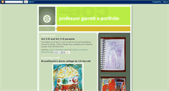 Desktop Screenshot of garretteportfolio.blogspot.com