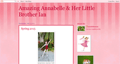 Desktop Screenshot of amazingannabelle.blogspot.com