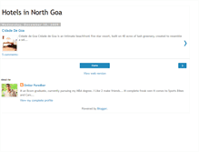Tablet Screenshot of hotelsatnorthgoa.blogspot.com