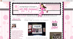 Desktop Screenshot of pinkpjstamper.blogspot.com