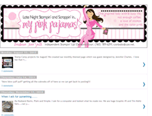 Tablet Screenshot of pinkpjstamper.blogspot.com