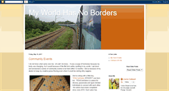 Desktop Screenshot of myworldhasnoborders.blogspot.com