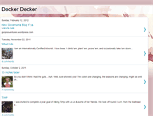 Tablet Screenshot of deckerdecker.blogspot.com