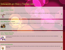 Tablet Screenshot of educacionentiempolibre.blogspot.com