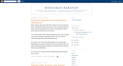 Desktop Screenshot of mediaman-raratan.blogspot.com