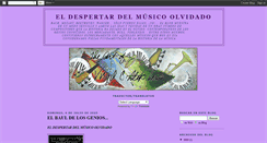 Desktop Screenshot of eldespertardelmusico.blogspot.com