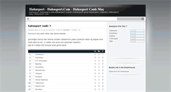 Desktop Screenshot of hahasportizle.blogspot.com