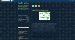 Desktop Screenshot of livinghealthyforgood.blogspot.com