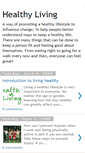 Mobile Screenshot of livinghealthyforgood.blogspot.com