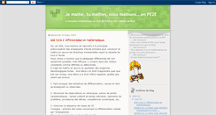 Desktop Screenshot of iufm-pe2e-maths.blogspot.com