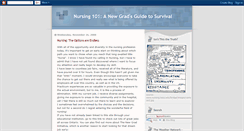 Desktop Screenshot of lisasguide-nursing101.blogspot.com
