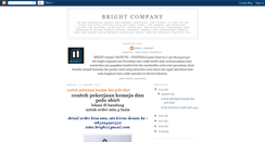 Desktop Screenshot of brightcompany.blogspot.com