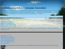 Tablet Screenshot of airline-whistleblower.blogspot.com