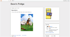 Desktop Screenshot of davesfridge.blogspot.com