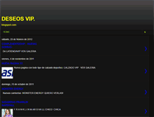 Tablet Screenshot of deseosvip.blogspot.com