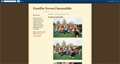 Desktop Screenshot of familianovoafuenzalida.blogspot.com