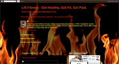 Desktop Screenshot of liftfitness.blogspot.com