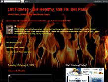 Tablet Screenshot of liftfitness.blogspot.com