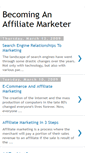 Mobile Screenshot of becominganaffiliatemarketer.blogspot.com