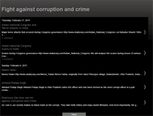 Tablet Screenshot of indiafightcorruption.blogspot.com