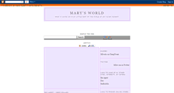 Desktop Screenshot of marysflamingoworld.blogspot.com