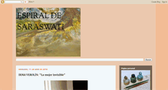 Desktop Screenshot of espiraldesaraswati.blogspot.com