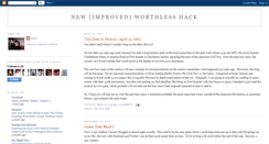 Desktop Screenshot of new-worthless-hack.blogspot.com