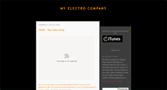 Desktop Screenshot of myelectrocompany.blogspot.com