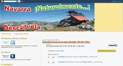 Desktop Screenshot of navarranaturalmente-casasruralnavarra.blogspot.com