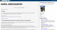 Desktop Screenshot of mariaabrahamson.blogspot.com