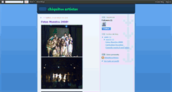 Desktop Screenshot of chiquitosartistas.blogspot.com