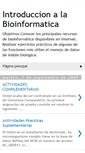 Mobile Screenshot of bioinformaticaintroduccion.blogspot.com
