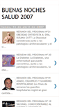 Mobile Screenshot of buenasnochessalud2007.blogspot.com