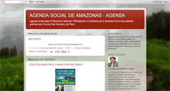 Desktop Screenshot of agendasocialdeamazonas.blogspot.com