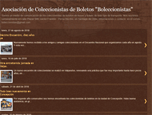 Tablet Screenshot of boleccionistas-coleccionistas.blogspot.com