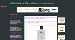 Desktop Screenshot of hairshampoostosale.blogspot.com